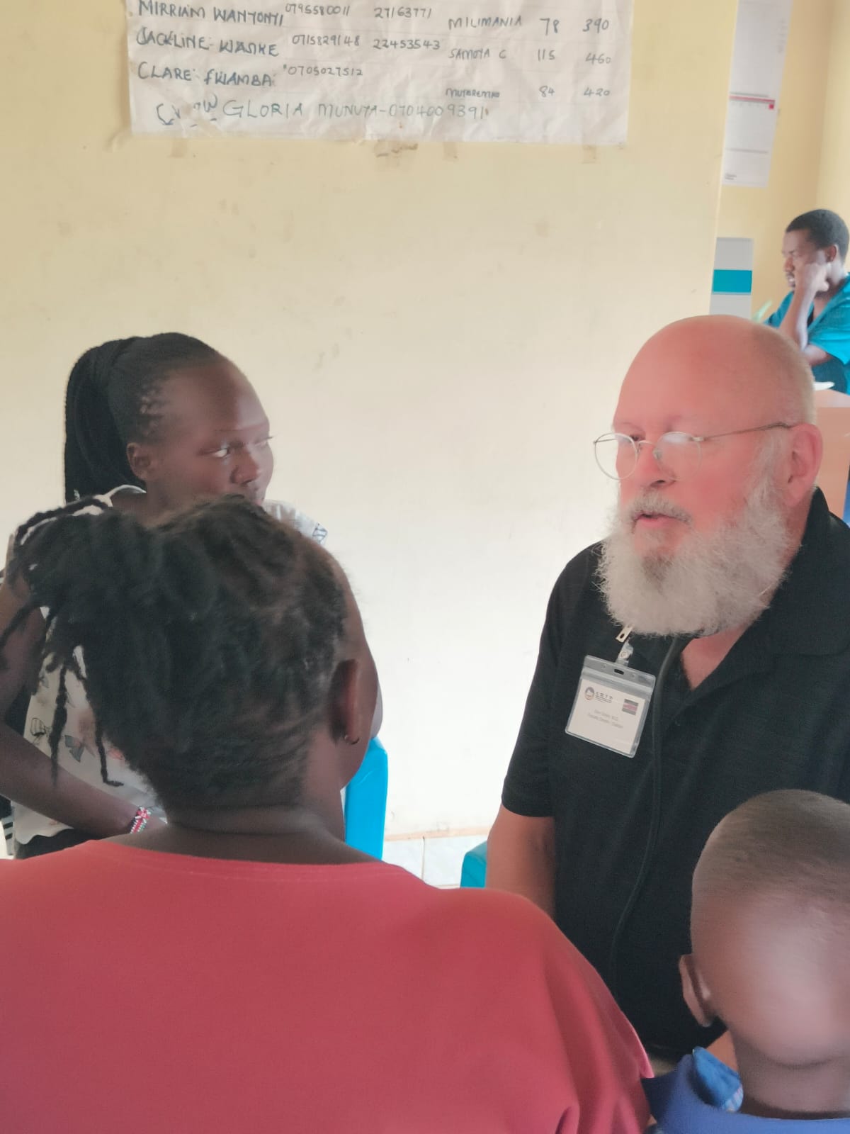 Medical outreach in Bungoma - community gathering